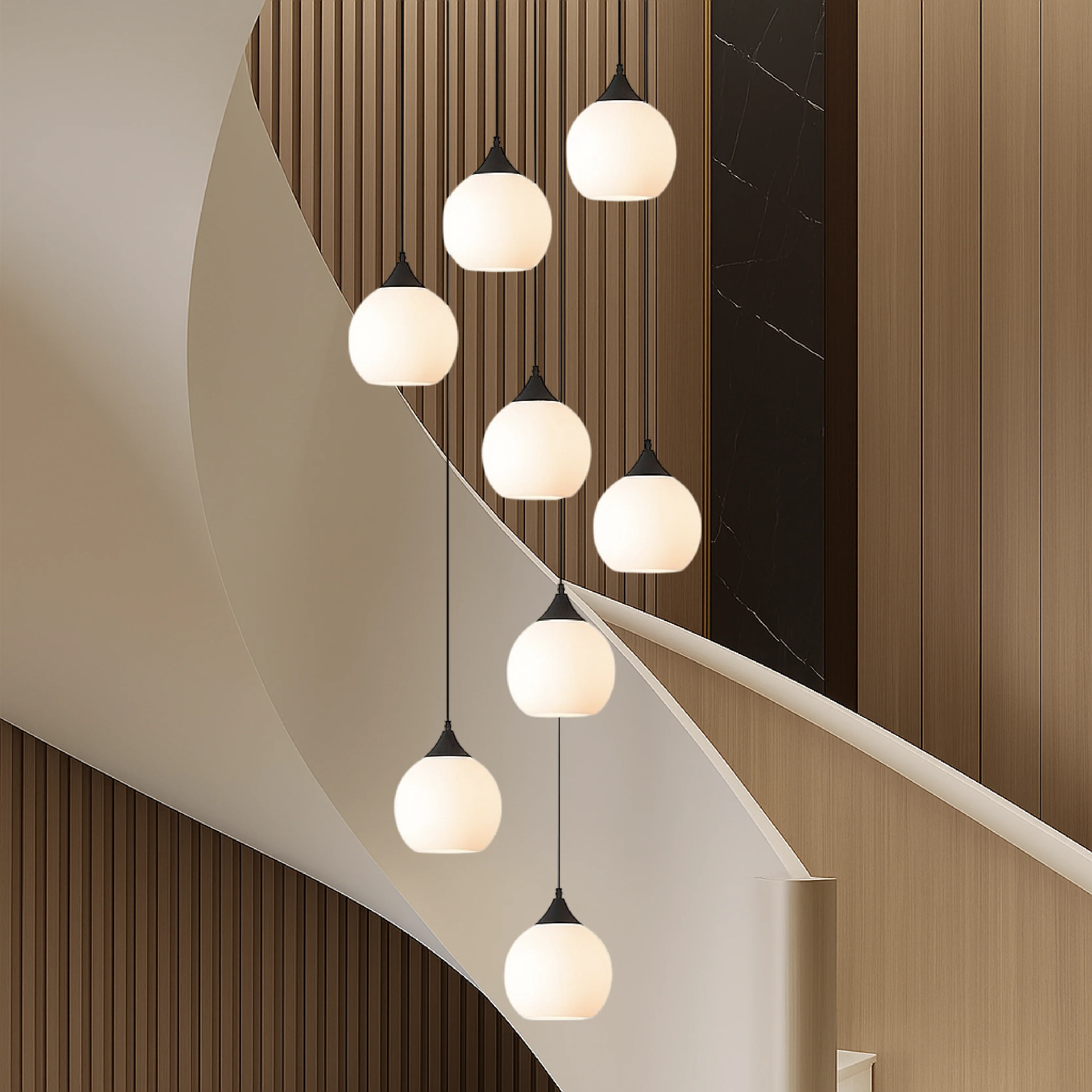 Gade's Villa Staircase Chandelier - Image 6