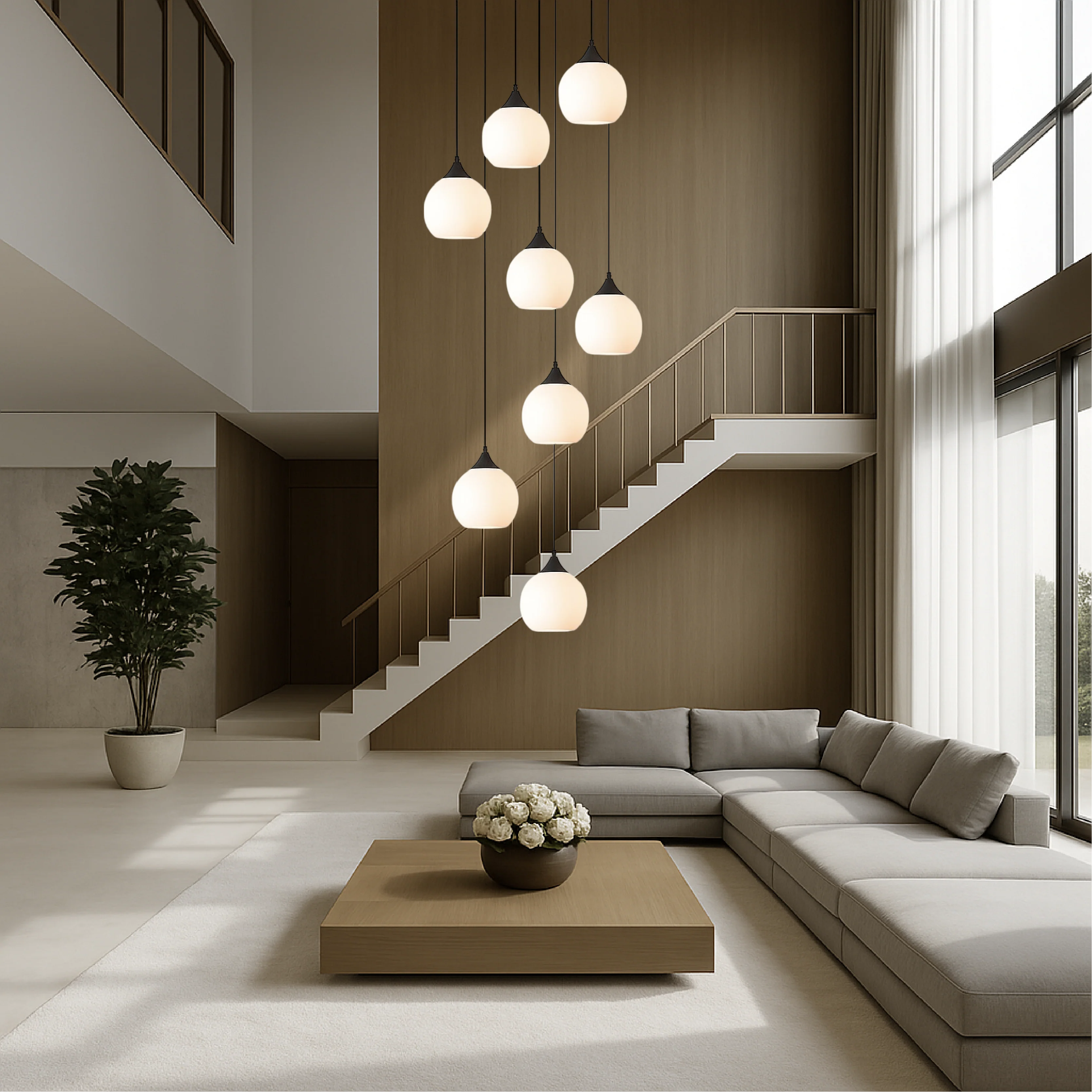 Gade's Villa Staircase Chandelier - Image 9