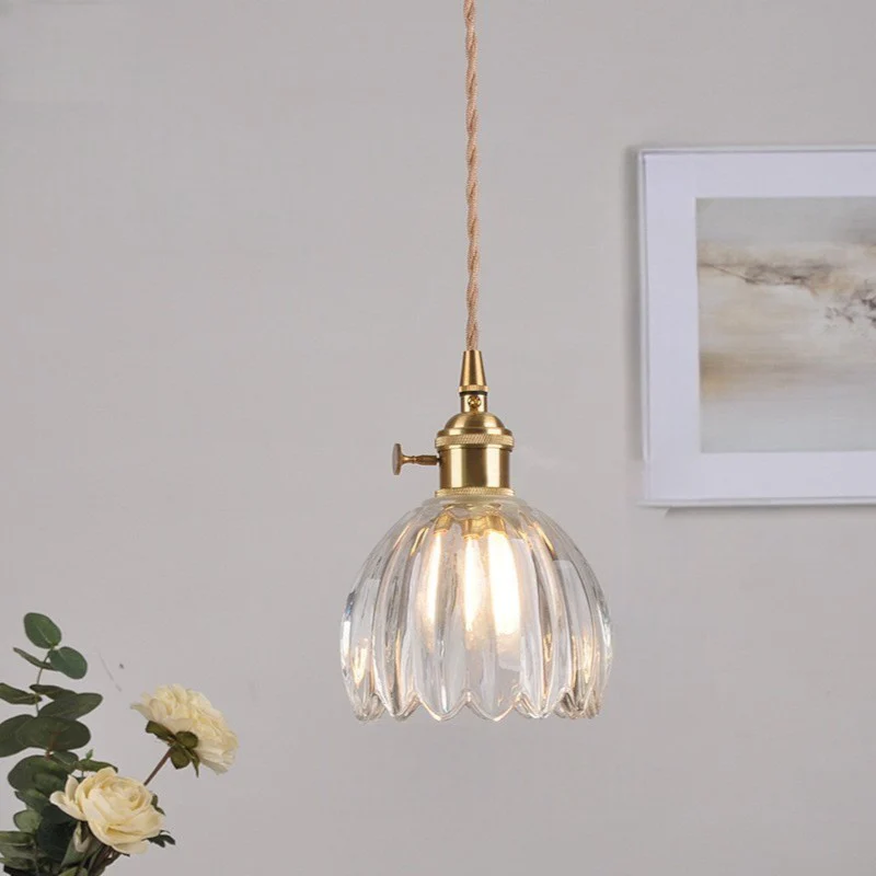 Japanese Glass Pendant Light - Image 7