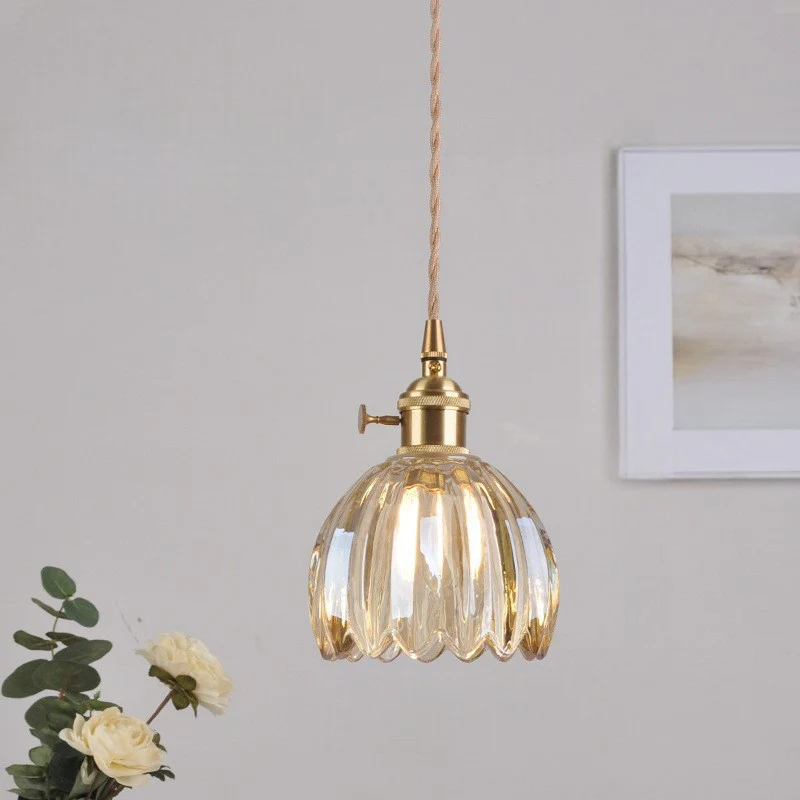 Japanese Glass Pendant Light - Image 8