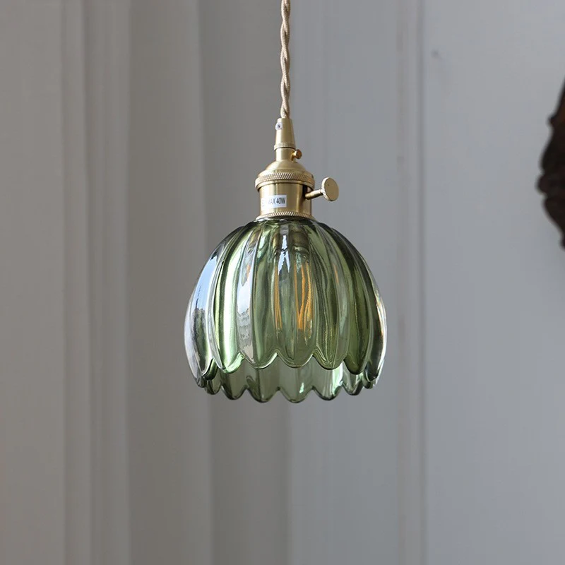 Japanese Glass Pendant Light - Image 9