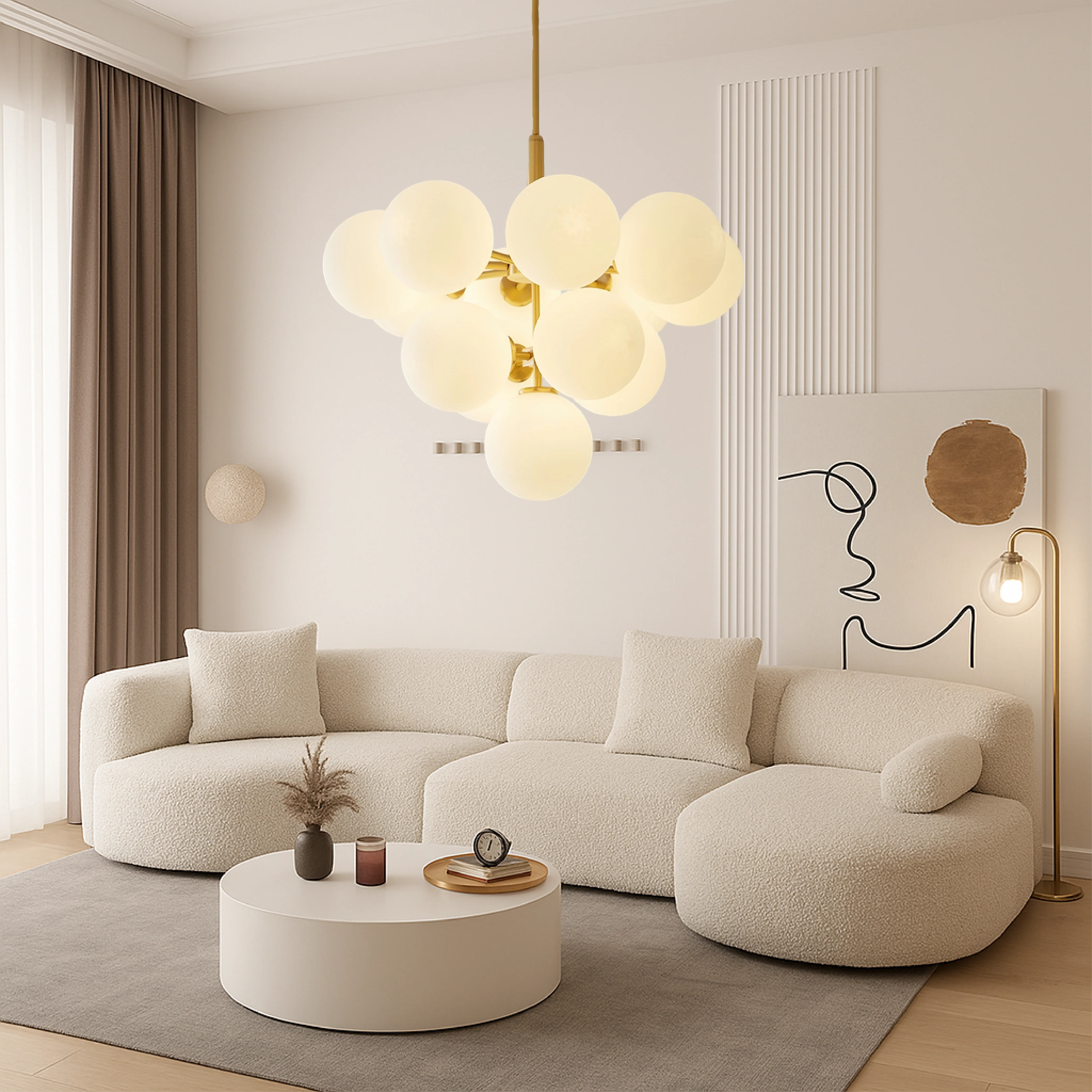 Nordic Ball Chandelier - Image 3