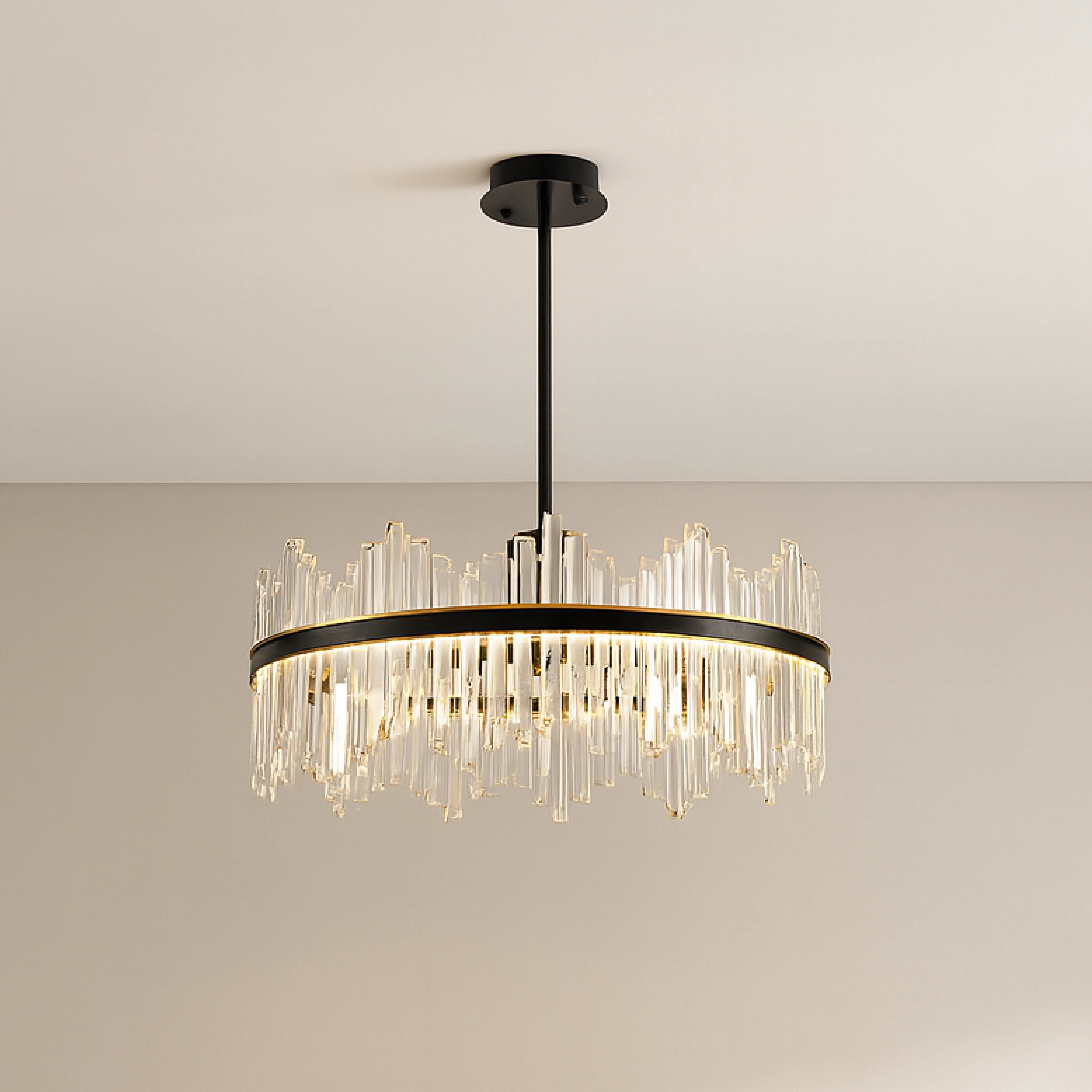 Terri Crystal Black Chandelier - Image 6